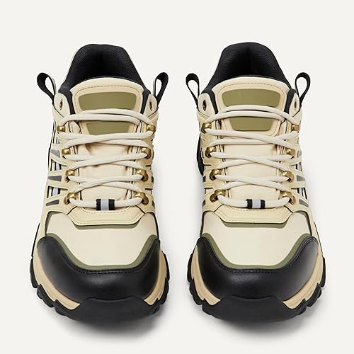 Outdoor Trekking Hiking Boots, Men's Waterproof Design & Memory Foam Insole