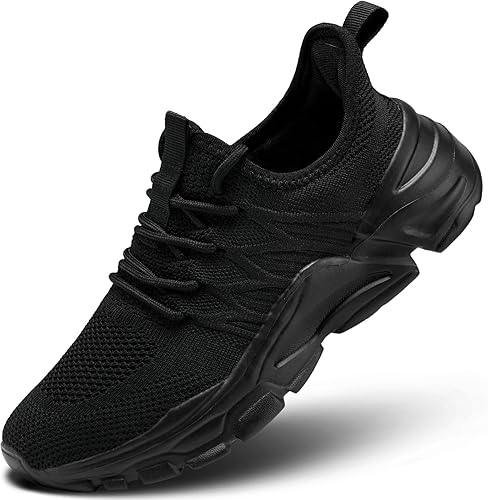 Men's Walking Shoes Lightweight Breathable Mesh Upper Casual Jogging Shoes Tennis Shoes Workout Footwear Non-Slip Gym Sneakers for men