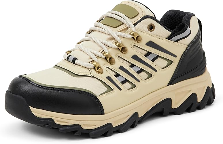 Outdoor Trekking Hiking Boots, Men's Waterproof Design & Memory Foam Insole