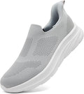 Men's Daily Commute Loafers, Breathable Knit Slip-On Casual Footwear