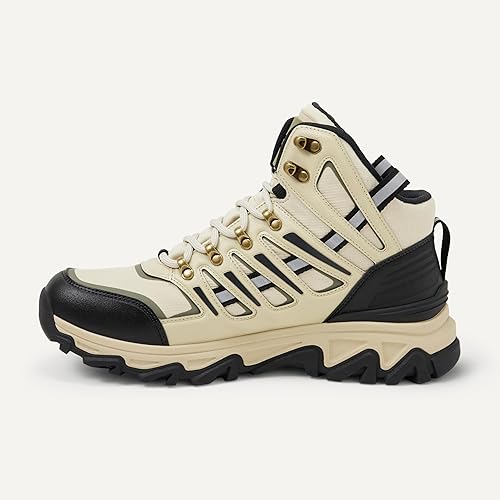 Waterproof Non-Slip Hiking Boots, Men's Premium Memory Foam Cushioned Insole