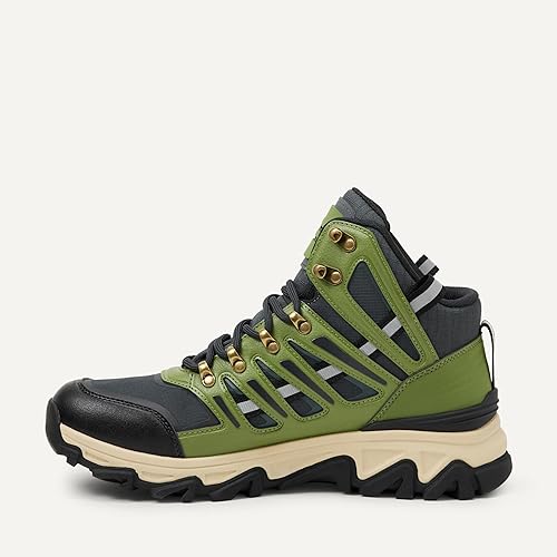 Men's Waterproof Hiking Boots, Memory Foam Insole All-Day Comfort Outdoor Footwear