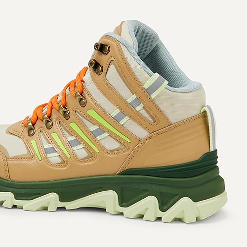 Waterproof Outdoor Hiking Boots for Men, Cushioned Memory Foam Insole