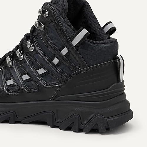 Men's Memory Foam Insole Hiking Boots, Durable Waterproof Mountain Shoes