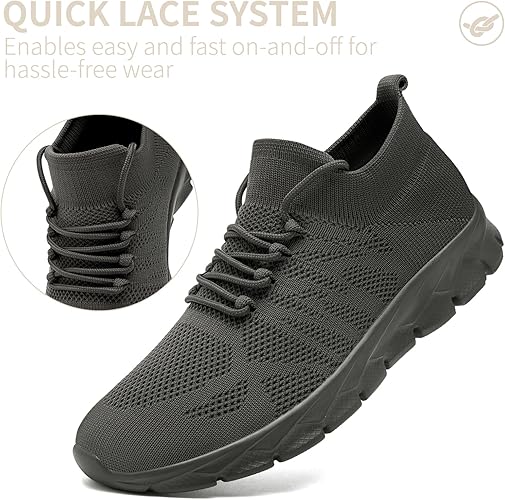 Mens Running Shoes Tennis Walking Lightweight Athletic Workout Gym Shoes Breathable Fashion Sneakers