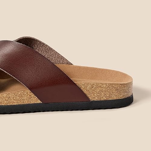 Durable Leather Fisherman Sandals Men Closed Toe Summer Beach & Outdoor Shoes