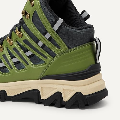 Men's Waterproof Hiking Boots, Memory Foam Insole All-Day Comfort Outdoor Footwear