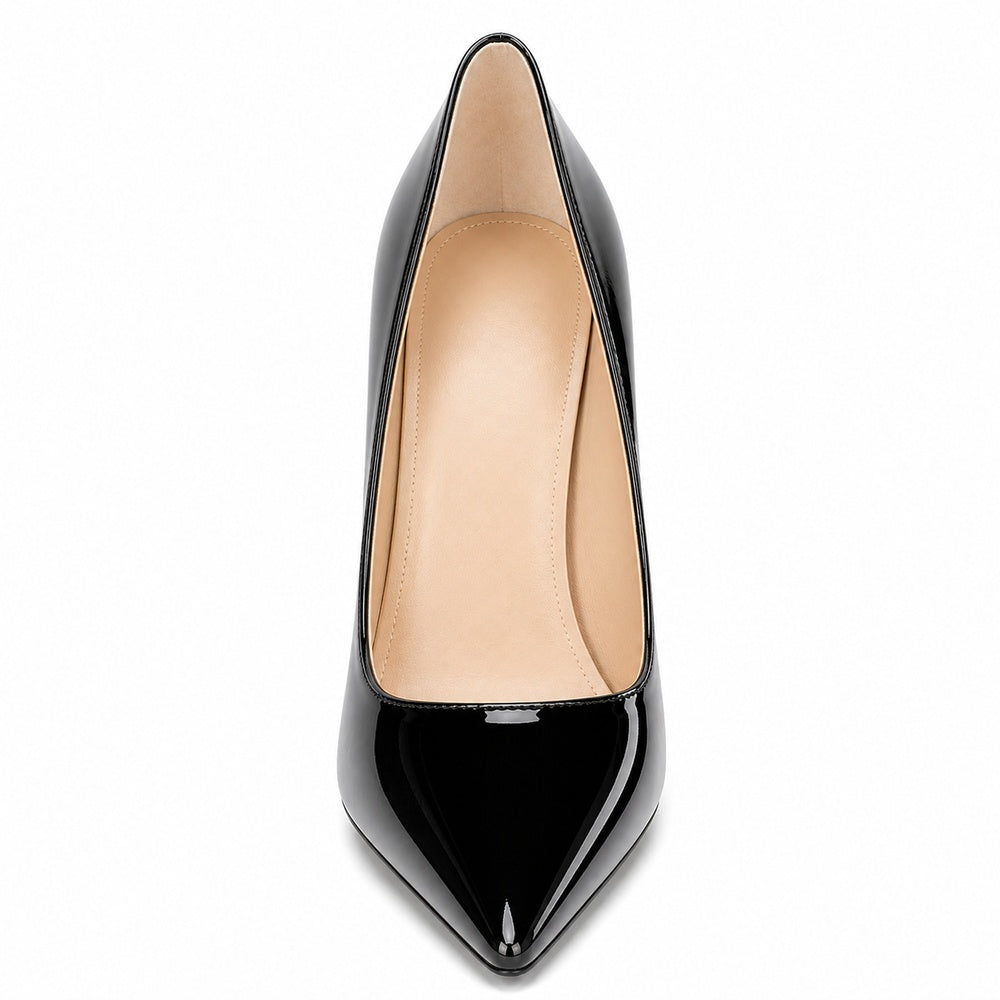 Pointed Toe Ankle Strap High Heels Women Closed Toe Slingback Evening Wedding Pumps