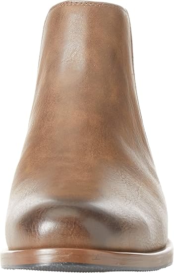 Men's Mid Ankle Combat Boots, Cap Toe Lace Up Quick Zip Design
