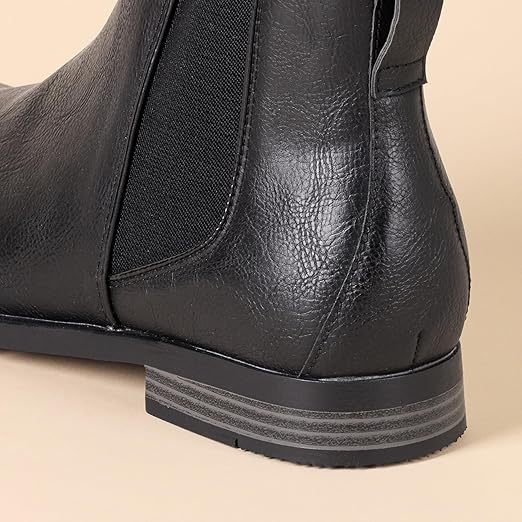 Heavy-Duty Cap Toe Boots, Men's Lace Up Zipper Outdoor Combat Shoes