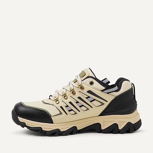 Outdoor Trekking Hiking Boots, Men's Waterproof Design & Memory Foam Insole