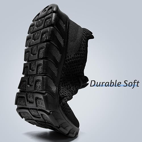 Men's Lightweight Running Shoes Slip On Walking Tennis Gym Shoes Fashion Sneakers