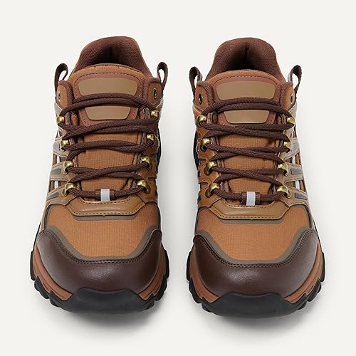 Men's All-Terrain Waterproof Boots, Shock-Absorbing Memory Foam Insole