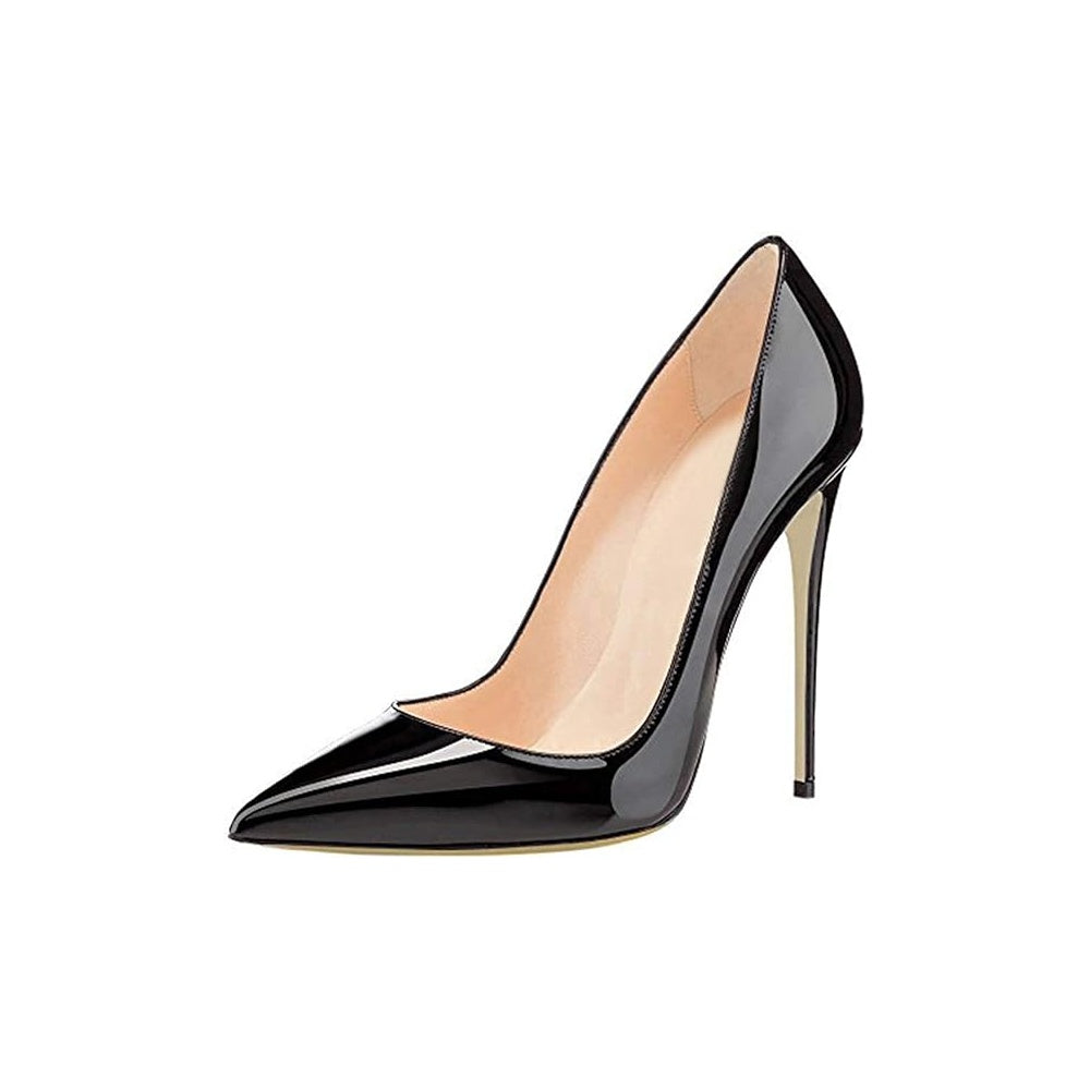 Pointed Toe Ankle Strap High Heels Women Closed Toe Slingback Evening Wedding Pumps