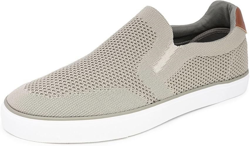 Men's Stretch Knit Slip-On Sneakers, Ultra Light Casual Walking Loafers