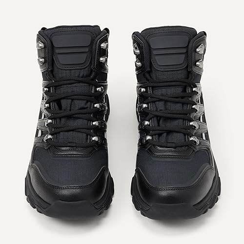 Men's Memory Foam Insole Hiking Boots, Durable Waterproof Mountain Shoes