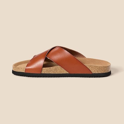 Retro Woven Leather Fisherman Sandals Men Closed Toe Lightweight Summer Shoes