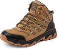 Rugged Waterproof Hiking Boots, Men’s Soft Memory Foam Comfort Insole