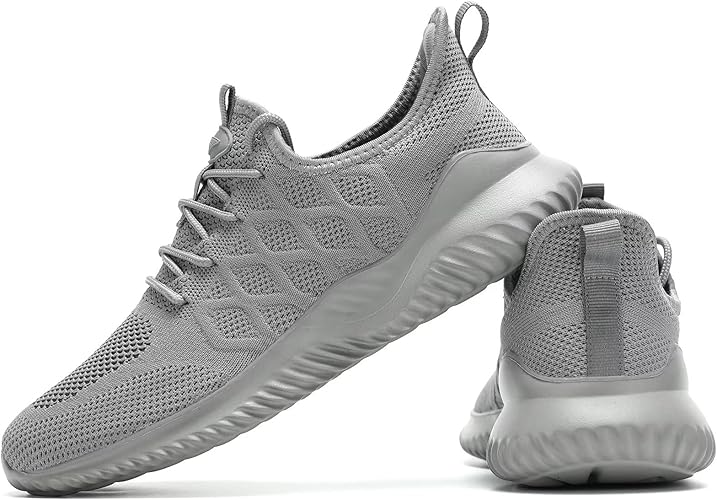 Mens Running Shoes Slip on Tennis Walking Sneakers Casual Mesh Breathable Lightweight Work Sport Shoes