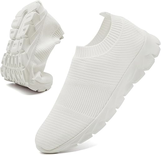 Classic Casual Knit Loafers, Men’s Lightweight Slip-On Fashion Sneakers
