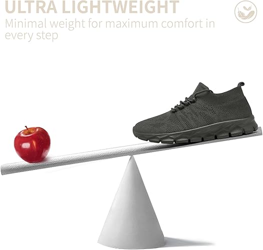 Mens Running Shoes Tennis Walking Lightweight Athletic Workout Gym Shoes Breathable Fashion Sneakers