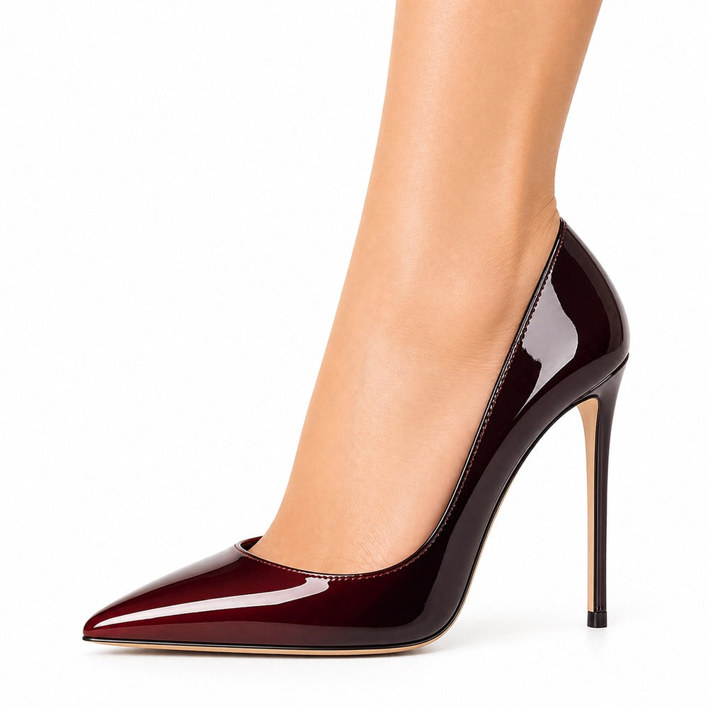 Chic Ankle Strap Closed Toe Heels Women Pointed Toe Slingback Wedding Party Pumps