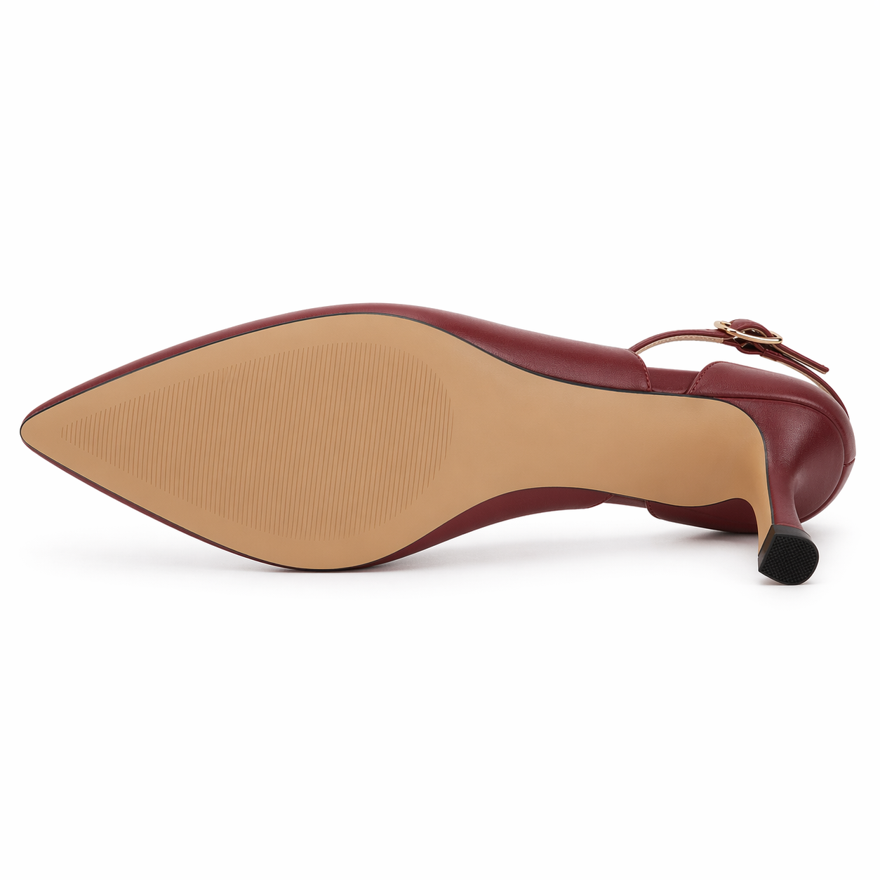 Women's Slingback Kitten Heels Closed Pointed Toe Wedding Party Dress Pumps Shoes