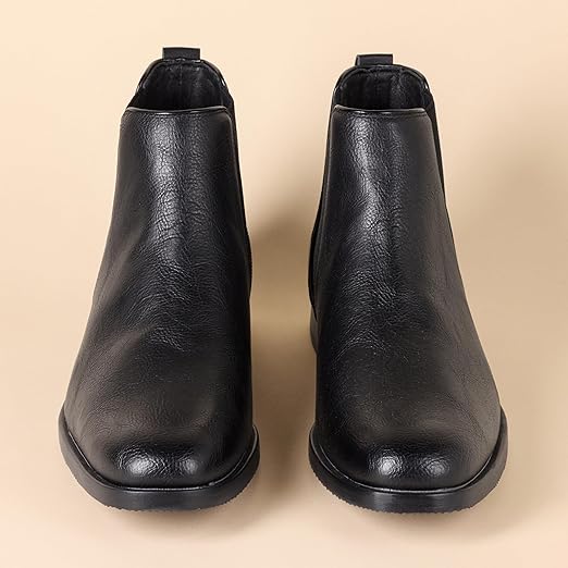 Heavy-Duty Cap Toe Boots, Men's Lace Up Zipper Outdoor Combat Shoes