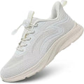 Mens Running Shoes Walking Tennis Sneakers Mesh Lightweight Breathable Casual Soft Sole Gym Travel Work Shoes Beige