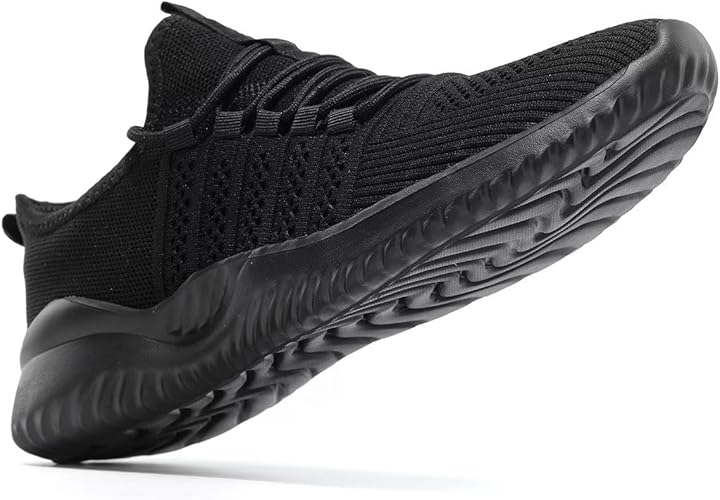 Mens Walking Shoes Lightweight Breathable Slip On Running Shoes Comfortable Fashion Sneakers Workout Casual Sports