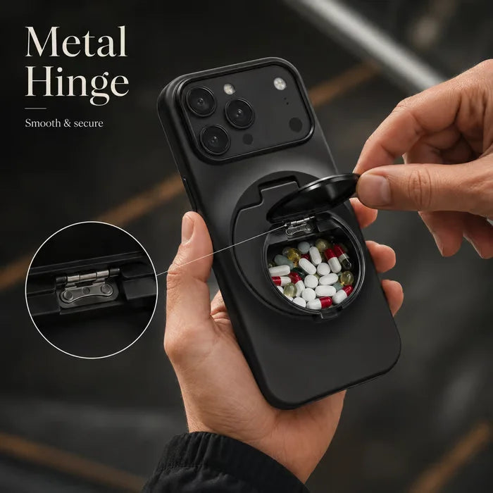 Hidden Storage Compartment Phone Case for Daily Carry & Travel Use